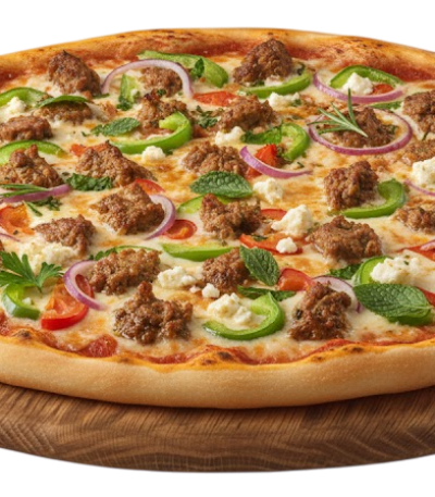 Lamb pizza Delicaso